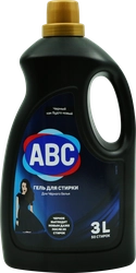 Средство для стирки темной одежды ABC, 3л