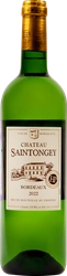 Вино CHATEAU SAINTONGEY Bordeaux белое сухое, 0.75л