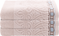 Изображение товара Полотенце махровое CLEANELLY PERFETTO Motivi veneziani 50х90см, с 
велюровым бордюром, Арт. ПЦС-2601-3692 (2807)