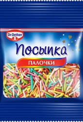 Посыпка кондитерская DR.OETKER Палочки цветные, 10г