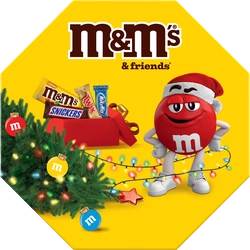 Набор подарочный M&M'S Friends Шкатулка, новогодние сладости, 80г