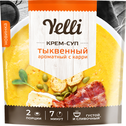 Изображение товара Крем-суп YELLI Тыквенный ароматный, с карри, 70г