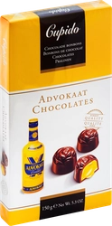 Конфеты шоколадные CUPIDO Egg liqueur с алкогольной начинкой, 150г