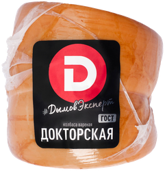 Изображение товара Колбаса вареная ДЫМОВ Докторская ГОСТ, весовая