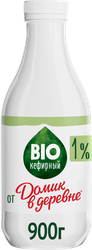 Продукт биокефирный ДОМИК В ДЕРЕВНЕ 1%, без змж, 900г