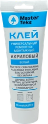 Клей ремонтно-монтажный MASTERTEKS HomeMaster, акриловый, универсальный, белый Арт. 9752926 400г