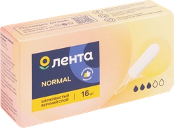 Тампоны ЛЕНТА Normal без аппликатора, 16шт