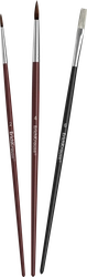 Кисти для акварели и гуаши ERICHKRAUSE Basic, пони и щетина Арт. 56094, 3шт