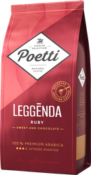 Кофе молотый POETTI Leggenda Ruby натуральный жареный, 250г