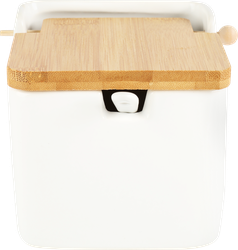 Банка HOMECLUB Bamboo, фарфор, бамбук, 500г Арт. MSB-3
