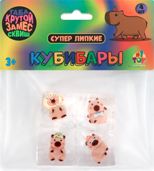Изображение товара Игрушка 1TOY Крутой замес, Таба сквиши капибара, в кубе, 2,5см