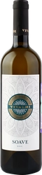 Вино VIVALDI SOAVE ординарное белое сухое, 0.75л