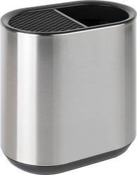 Изображение товара Подставка для столовых приборов HOMECLUB 18х11,5х19,4см, нержавеющая сталь, пластик Арт. IHOME-R1934