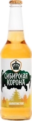 Пиво светлое СИБИРСКАЯ КОРОНА Золотистое пастеризованное 4,2%, 0.45л