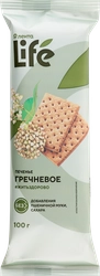 Печенье безглютеновое ЛЕНТА LIFE Гречневое, из зеленой гречки, 100г