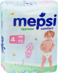 Трусики-подгузники детские MEPSI L 9–16кг, 44шт