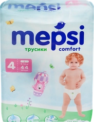 Трусики-подгузники детские MEPSI L 9–16кг, 44шт