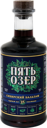 Бальзам ПЯТЬ ОЗЕР Сибирский 35%, 0.5л