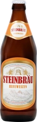 Пиво светлое STEINBRAU Hefeweizen нефильтрованное пастеризованное 5,2%, 0.5л