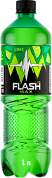 Изображение товара Напиток ФЛЭШ АП MAX Мятный лайм сильногазированный, 1л