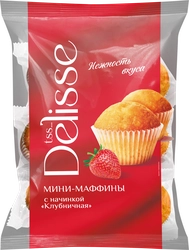 Маффины DELISSE Клубничные, 450г