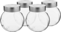 Изображение товара Набор банок для специй HOMECLUB Optima 180мл, стекло, 4шт