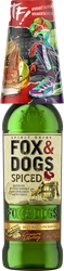 Настойка FOX & DOGS Spiced на основе виски 35% со стаканом, полусладкая,  0.7л