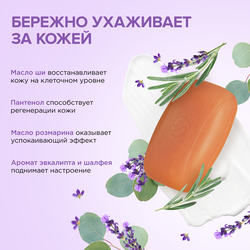 Мыло туалетное SYNERGETIC Эвкалипт и шалфей, 90г