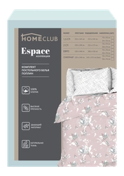 Комплект постельного белья 1,5-спальный HOMECLUB Espace, поплин