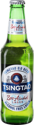 Пиво светлое безалкогольное TSINGTAO фильтрованное пастеризованное, не 
более 0,03%, 0.33л