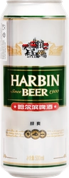 Пиво светлое HARBIN Premium пастеризованное 5%, 0.61л