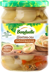 Шампиньоны маринованные BONDUELLE целые, без уксуса, 500мл