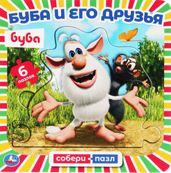 Изображение товара Книга УМКА с пазлами, 12 страниц, 16х16см, А5