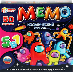 Игра настольная МЕМО 50 карточек классика, в ассортименте