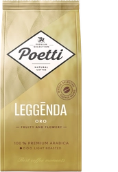 Кофе зерновой POETTI Leggenda Oro натуральный жареный, 250г