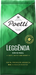 Кофе зерновой POETTI Leggenda Original натуральный жареный, 250г