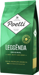 Кофе зерновой POETTI Leggenda Original натуральный жареный, 250г