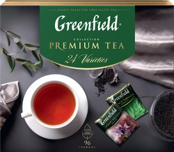 Набор чая GREENFIELD Коллекция чая и чайных напитков 24 вида, 96пак
