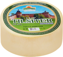 Изображение товара Сыр ПОЧИНКИ Тильзитер 45%, без змж, весовой
