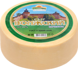 Изображение товара Сыр ПОЧИНКИ Волжский 45%, без змж, весовой