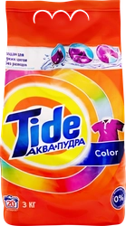 Стиральный порошок для цветного белья TIDE Аквапудра Color, автомат, 3кг