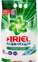 Стиральный порошок ARIEL Горный родник, автомат, 3кг