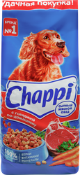 Корм сухой для взрослых собак CHAPPI Сытный мясной обед с говядиной, для всех пород, 15кг