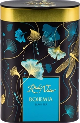 Чай черный RICHE NATUR Bohemia с ароматом бергамота и айвы, листовой, 100г