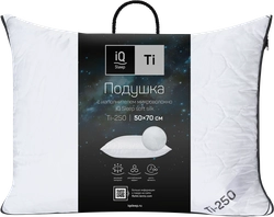 Подушка стеганая IQ SLEEP Ti 250 50x70см, искусственный лебяжий пух, Арт. 20921-03258