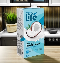 Напиток растительный ЛЕНТА LIFE Кокосовый, 1000мл