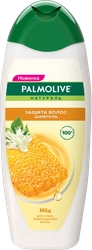 Шампунь для сухих и поврежденных волос PALMOLIVE Натурэль Защита волос Мед, 450мл