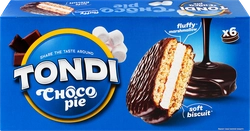 Печенье TONDI Choco Pie глазированное, 180г