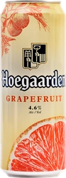 Напиток пивной HOEGAARDEN со вкусом грейпфрута нефильтрованный пастеризованный 4,6%, 0.45л