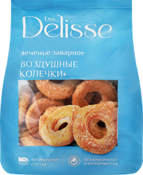 Изображение товара Печенье заварное DELISSE Воздушные колечки, 100г